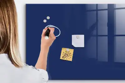 Lavagna magnetica scrivibile colore blu