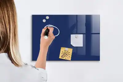 Lavagna magnetica scrivibile colore blu