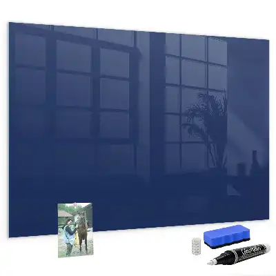Lavagna magnetica scrivibile colore blu