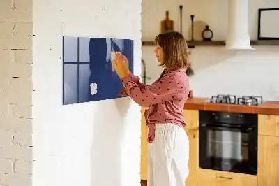 Lavagna magnetica scrivibile colore blu