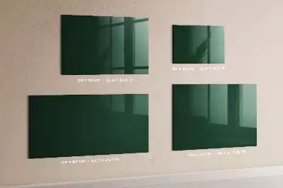 Lavagna magnetica con pennarelli colore verde bottiglia