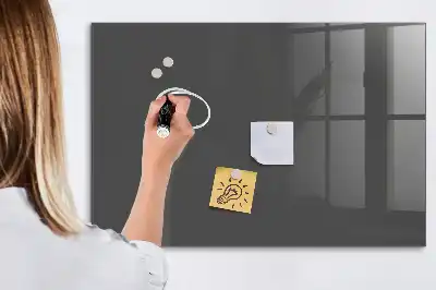 Lavagna magnetica scrivibile di colore grigio