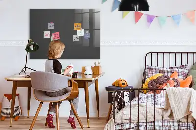 Lavagna magnetica scrivibile di colore grigio