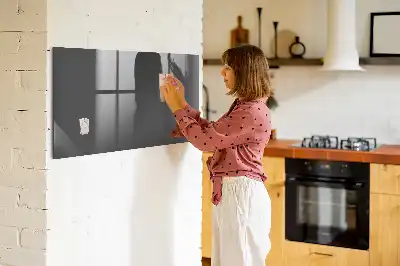 Lavagna magnetica scrivibile di colore grigio