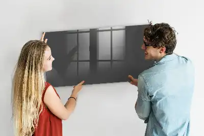 Lavagna magnetica scrivibile di colore grigio