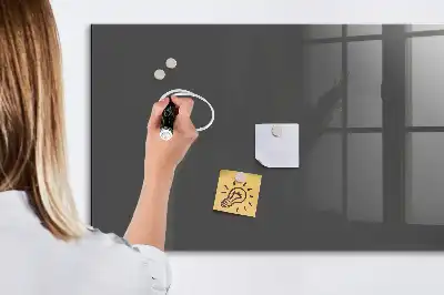 Lavagna magnetica scrivibile di colore grigio