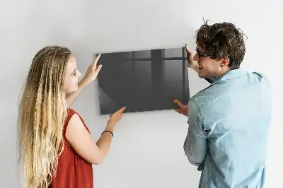 Lavagna magnetica scrivibile di colore grigio