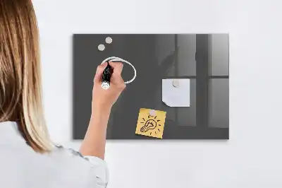 Lavagna magnetica scrivibile di colore grigio