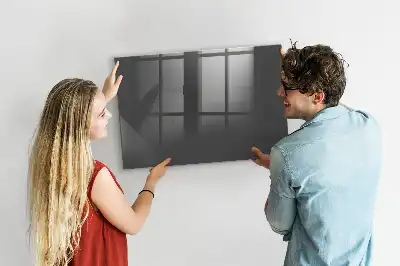 Lavagna magnetica scrivibile di colore grigio