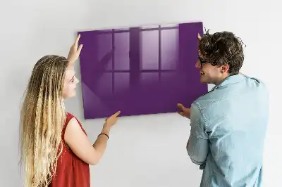 Lavagna magnetica con pennarelli colore viola