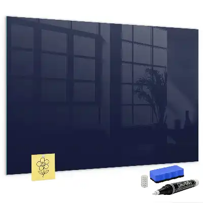 Lavagna magnetica scrivibile blu notte scuro