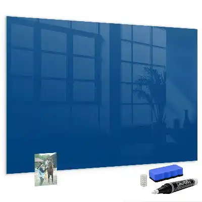 Lavagna magnetica con pennarelli colore blu notte