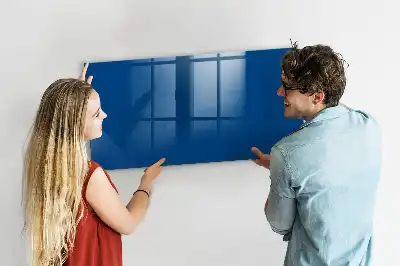 Lavagna magnetica con pennarelli colore blu notte