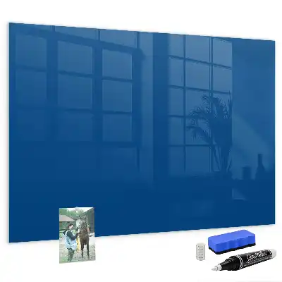 Lavagna magnetica con pennarelli colore blu notte