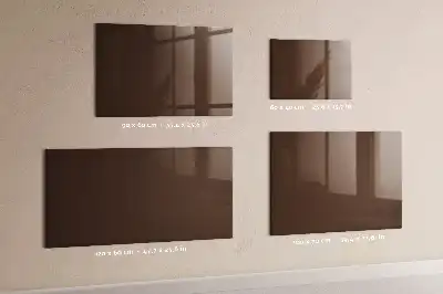 Lavagna magnetica scrivibile di colore marrone
