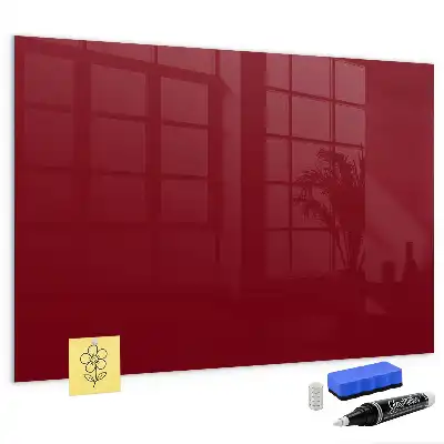 Lavagna magnetica scrivibile colore bordeaux