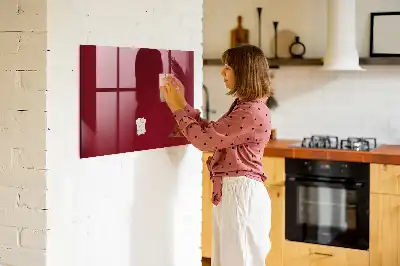 Lavagna magnetica scrivibile colore bordeaux