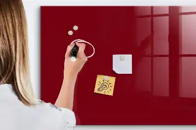 Lavagna magnetica scrivibile colore bordeaux