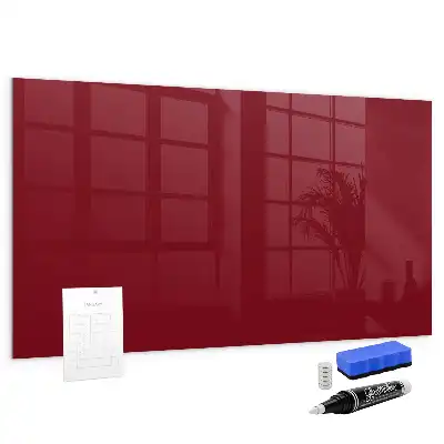 Lavagna magnetica scrivibile colore bordeaux