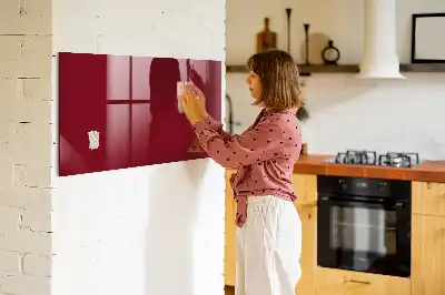 Lavagna magnetica scrivibile colore bordeaux