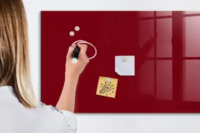 Lavagna magnetica scrivibile colore bordeaux