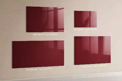 Lavagna magnetica scrivibile colore bordeaux