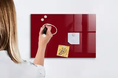Lavagna magnetica scrivibile colore bordeaux