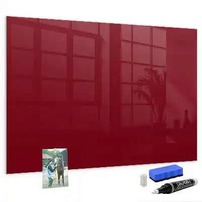 Lavagna magnetica scrivibile colore bordeaux