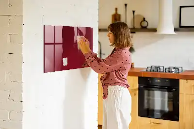 Lavagna magnetica scrivibile colore bordeaux