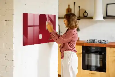 Lavagna magnetica con pennarelli colore rosso
