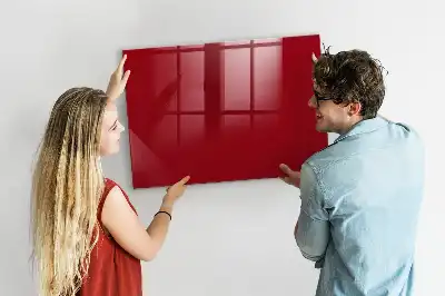 Lavagna magnetica con pennarelli colore rosso