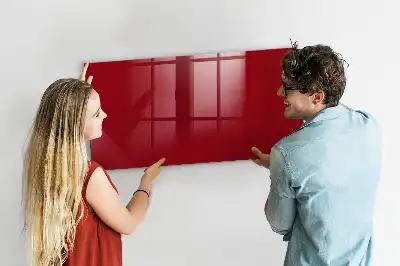 Lavagna magnetica con pennarelli colore rosso