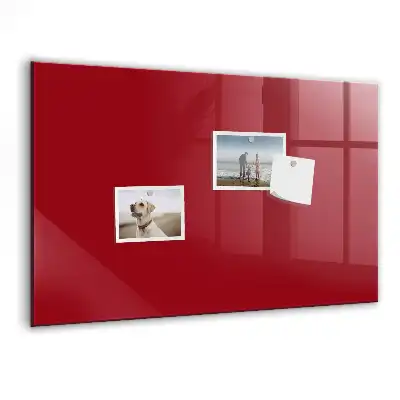 Lavagna magnetica con pennarelli colore rosso