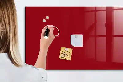 Lavagna magnetica con pennarelli colore rosso