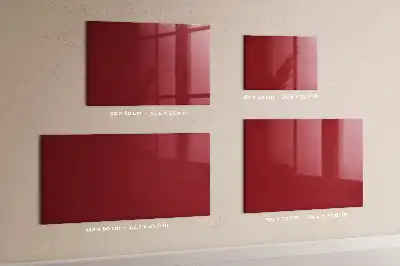 Lavagna magnetica con pennarelli colore rosso