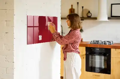 Lavagna magnetica con pennarelli colore rosso