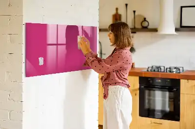 Lavagna magnetica scrivibile di colore rosa intenso