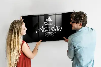 Lavagna magnetica con pennarelli modello Avventura