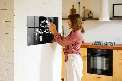 Lavagna magnetica scrivibile tema Tempo di avventura