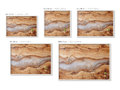 Lavagna magnetica con cornice bianca Struttura in legno con resina
