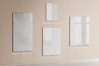 Lavagna magnetica cancellabile a secco con design in marmo elegante