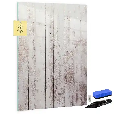 Lavagna magnetica cancellabile a secco con cornice in legno