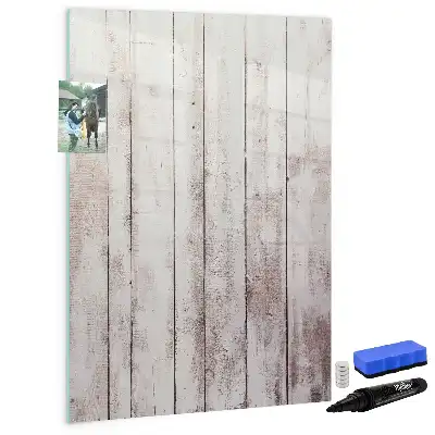 Lavagna magnetica cancellabile a secco con cornice in legno