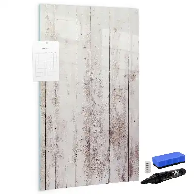 Lavagna magnetica cancellabile a secco con cornice in legno