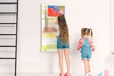 Lavagna magnetica cancellabile a secco pianificatore per menu