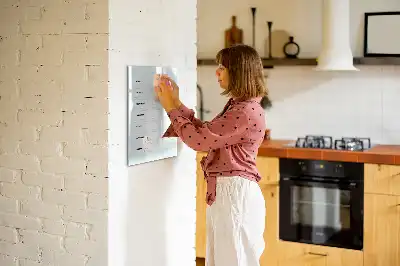 Lavagna magnetica cancellabile a secco pianificatore settimanale