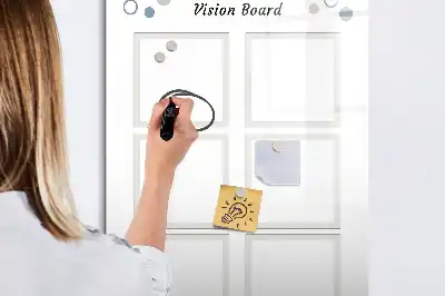 Lavagna magnetica cancellabile a secco bacheca per vision board