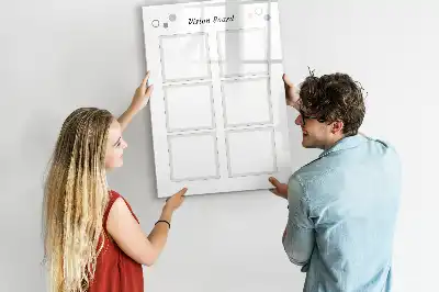 Lavagna magnetica cancellabile a secco bacheca per vision board