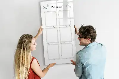 Lavagna magnetica cancellabile a secco bacheca per vision board