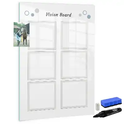 Lavagna magnetica cancellabile a secco bacheca per vision board